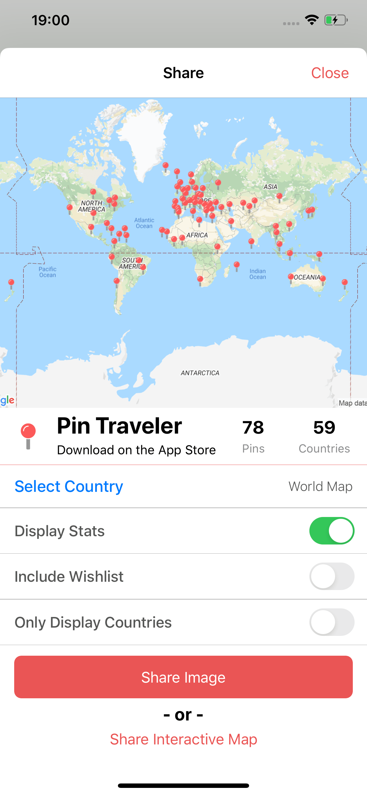 iphone travel tracker